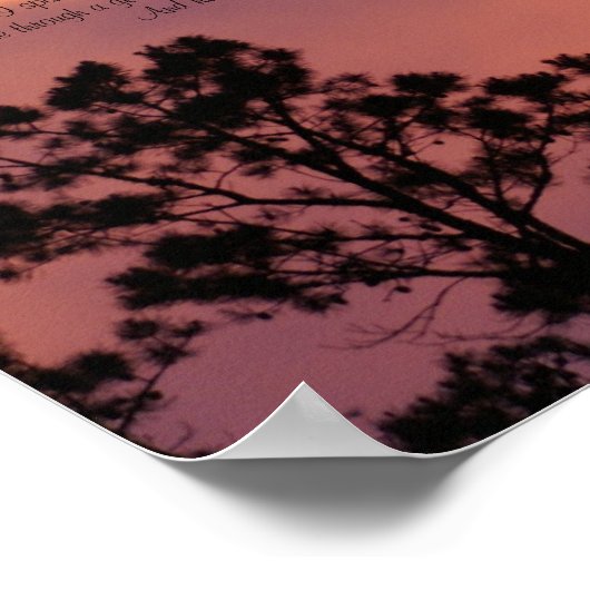 1 Korinther 13 Poster (Ecke)