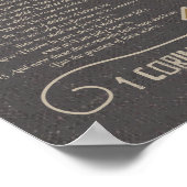 1 Korinther 13 Poster (Ecke)