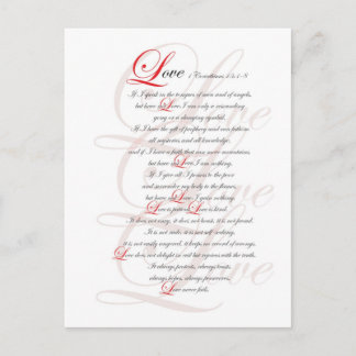 1 Korinther 13 Postkarte