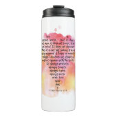 1 Korinther 13 Thermosbecher (Vorderseite)