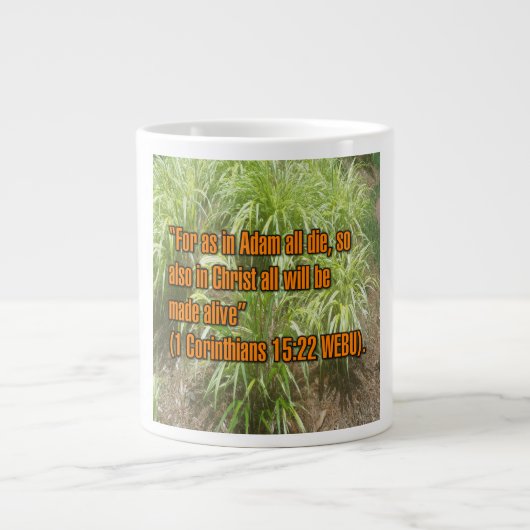 1 Korinther 15:22 WEBU Tasse (Vorderseite)