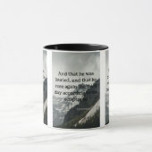 1 Korinther 15:4 Bibelschrift Bild Zwei-Ton Tasse (Zentrum)