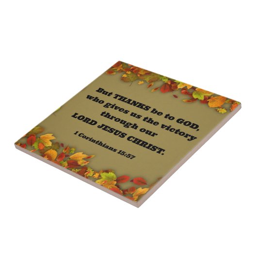 1 Korinther 15:57 Aber Gott sei Dank, wer... Fliese (Seite)