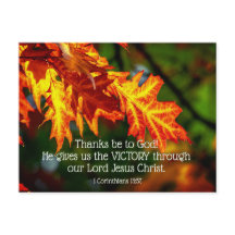 1 Korinther 15:57 Danke an Gott!, Herbst