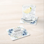 1 Korinther 15:58 Inspiration Verse Floral Rechteckiger Pappuntersetzer (Vor Ort)