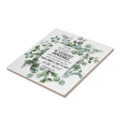 1 Korinther 15:58 Inspirational Verse Eukalyptus Fliese (Seite)