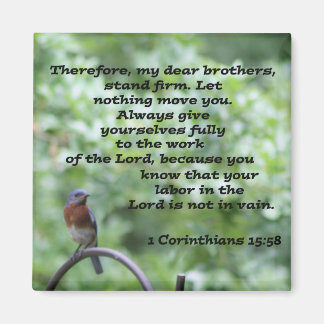 1 Korinther 15:58 Magnet