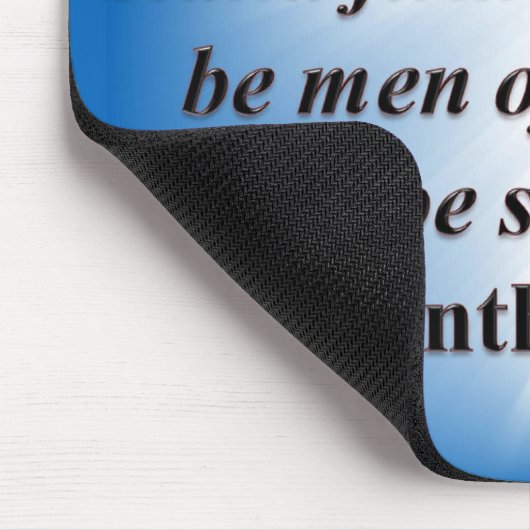 1 Korinther 16:13 Mousepad (Ecke)