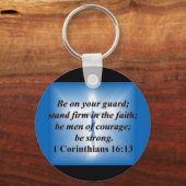 1 Korinther 16:13 Schlüsselanhänger (Vorderseite)