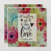 1 Korinther 16 14 Alles in Liebe Bibelkarte (Vorne/Hinten)