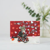 1 Korinther 16:14 Bibelverse Postkarte (Stehend Vorderseite)