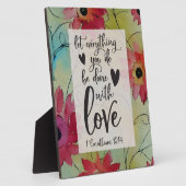 1 Korinther 16 14 Ließ alles in Liebe getan Fotoplatte (Seite)