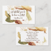 1 Korinther 16:14 Ließ alles, was du in Liebe mach Visitenkarte (Vorne/Hinten)