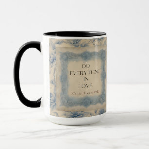 1 Korinther 16:14 Tut alles aus Liebe Vintage  Tasse