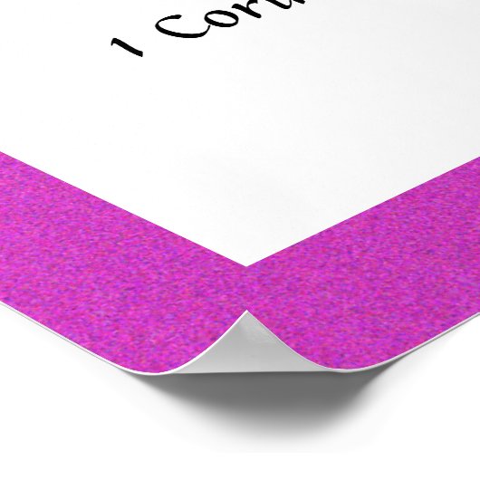 1 Korinther 1:18 Poster (Ecke)