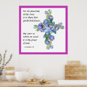 1 Korinther 1:18 Poster (Küche)