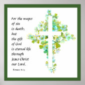 1 Korinther 1:18 Poster (Vorne)