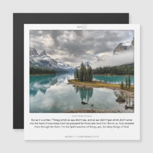 1 Korinther 2:9-10 Magnetkarte für GELD SCRIPIX Magneteinladung