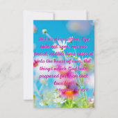 1 Korinther 2:9 KJV Bibelschrift Pic Begrüßung Karte (Vorderseite)