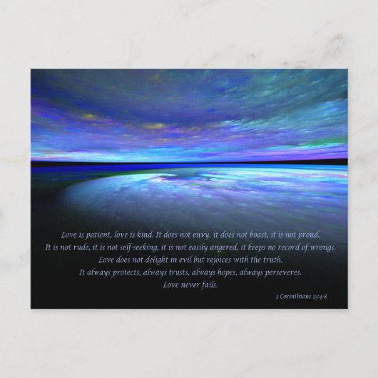 1 Korinther 4:8 Postkarte (Vorderseite)