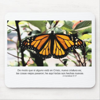 1 Korinther 5:17 Spanisch Wenn jemand in Christus  Mousepad