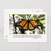 1 Korinther 5:17 Spanisch Wenn jemand in Christus  Postkarte (Vorne/Hinten)