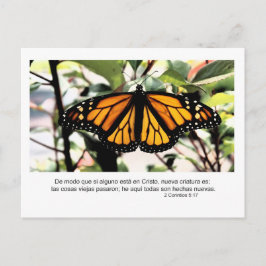 1 Korinther 5:17 Spanisch Wenn jemand in Christus Postkarte