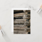 1 Korinther 6:19 KJV Flat Greeting Card Karte (Vorderseite/Rückseite Beispiel)