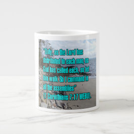 1 Korinther 7:17 WEBU-Tasse Jumbo-Tasse