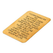 1 Korinther 8:6 Bible Verse Magnet (Linke Seite)