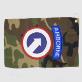 1. Korps Unterstützungs Kommando COSCOM Golfhandtuch (Horizontal)