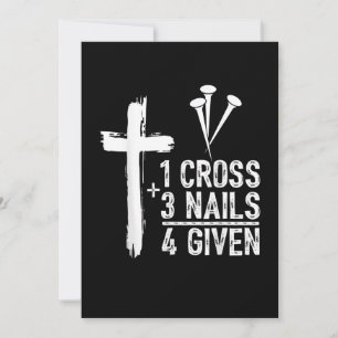 1 Kreuz 3 Nägel Vergeben Jesus Christlich Ostern G Feiertagskarte