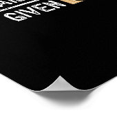 1 Kreuz plus 3 Nägel gleich 4 bei Faithcross Poster (Ecke)