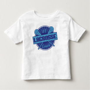 #1 Lacrosse Coach (blau) Kleinkind T-shirt