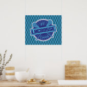 #1 Lacrosse Coach Poster Print (Küche)