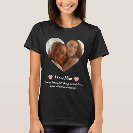 1 Large Image Personalized T-shirt Mother's Day (Vorderseite)