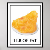 1 LB of Fat Motivation Diet Work Out Poster (Vorne)