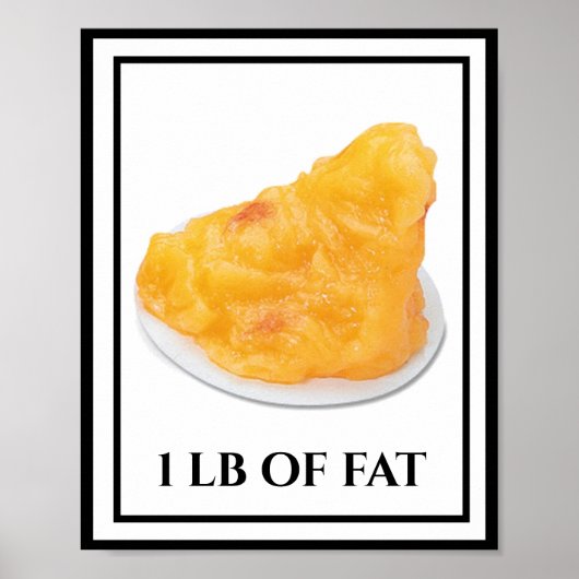 1 LB of Fat Motivation Diet Work Out Poster (Vorne)