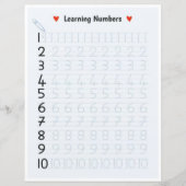 1 Learn To Draw Number 1 to 10 Teacher Home School (Vorderseite)