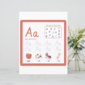 1 Learn To Spell Letter A Teacher Home Schooling (Stehend Vorderseite)