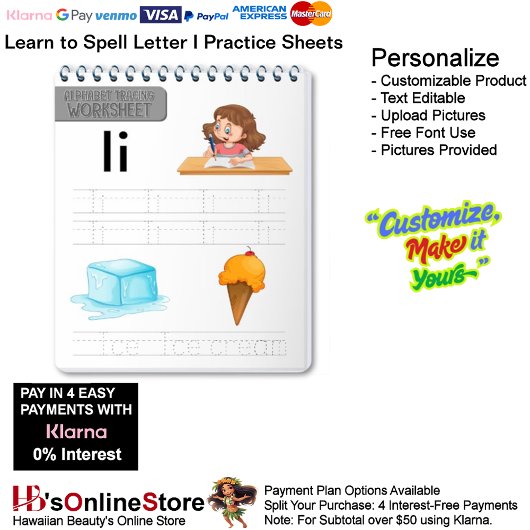 1 Learn To Spell Letter I Teacher Home Schooling