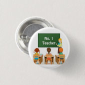 **#1 LEHRER** BUTTON (Vorne & Hinten)
