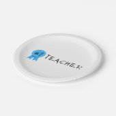 #1 Lehrer Pappteller (Schrägansicht)