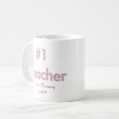 #1 Lehrer Tasse (Vorderseite Links)