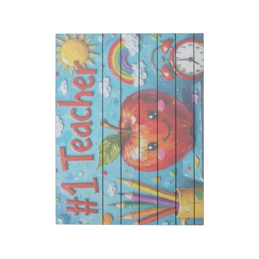 #1 Lehrerbewertung Notizblock (Rotiert)