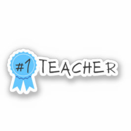 1 Lehrerin Aufkleber
