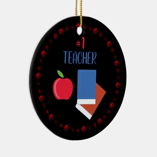 1 Lehrerin Keramik Ornament (Rechts)