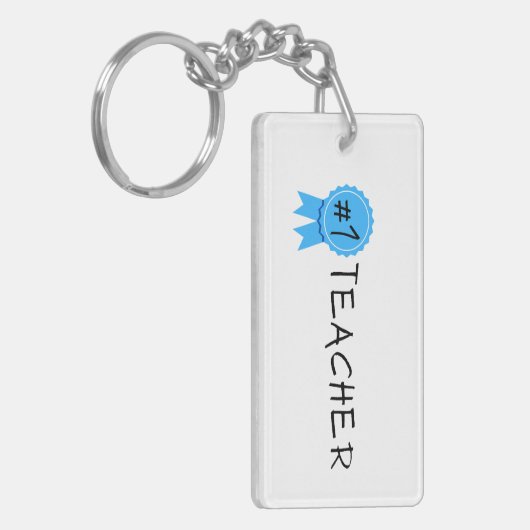 1 Lehrerin Schlüsselanhänger (Vorderseite links)