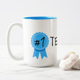 1 Lehrerin Zweifarbige Tasse