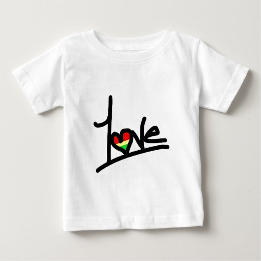1 Liebe Baby T-shirt (Vorderseite)
